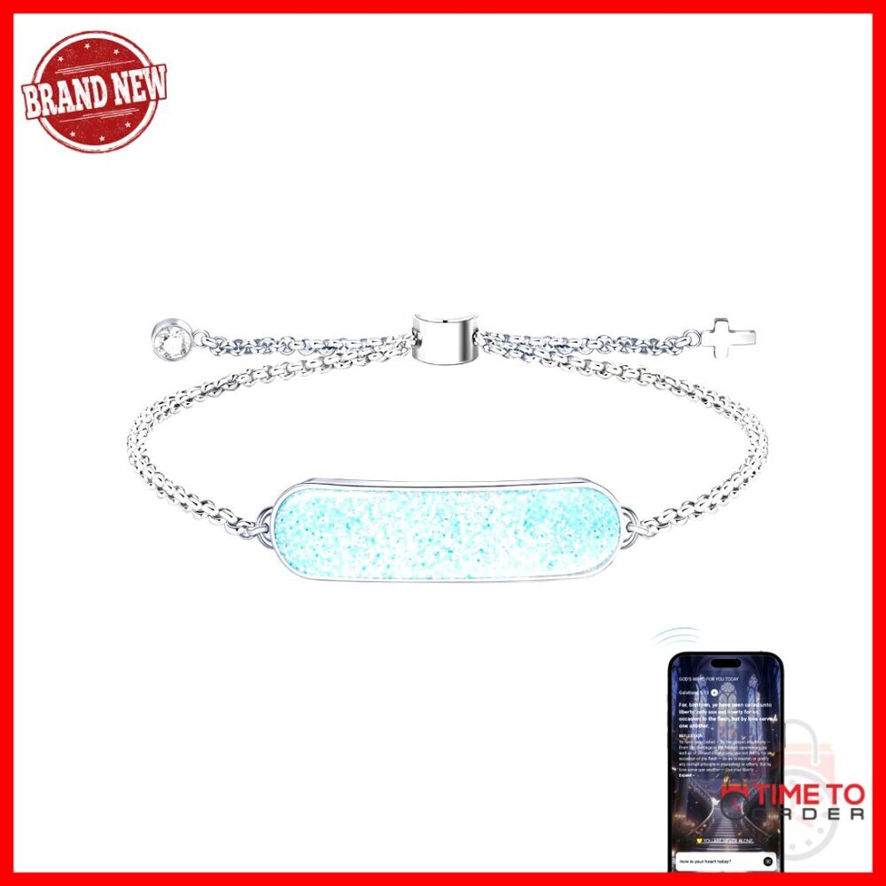 Stainless Steel Bracelet with NFC Technology for Scripture Access